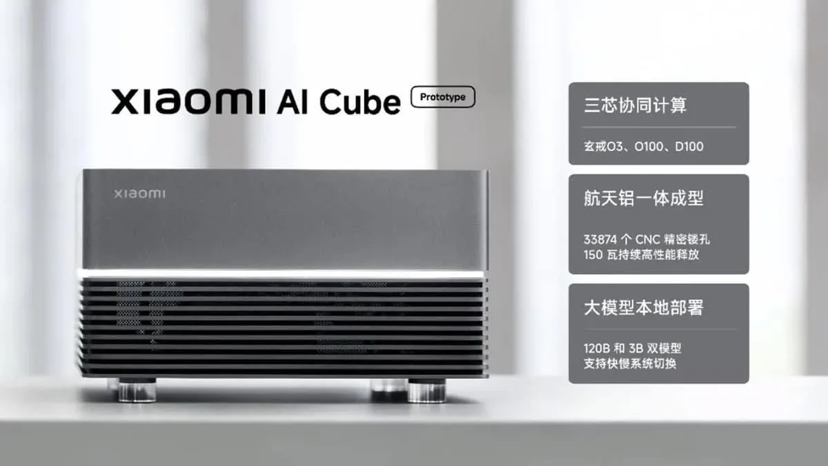 🖥️ Xiaomi показала мини-ПК AI Cube