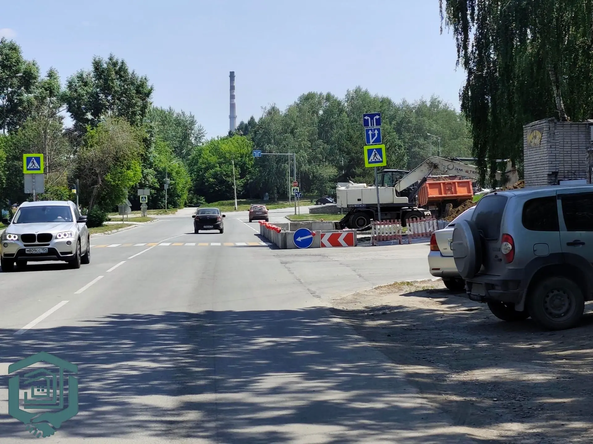 ✅ Сегодня приступили к работам по замене вводной теплосети к ЦТП-40Б, берущей начало в ...
