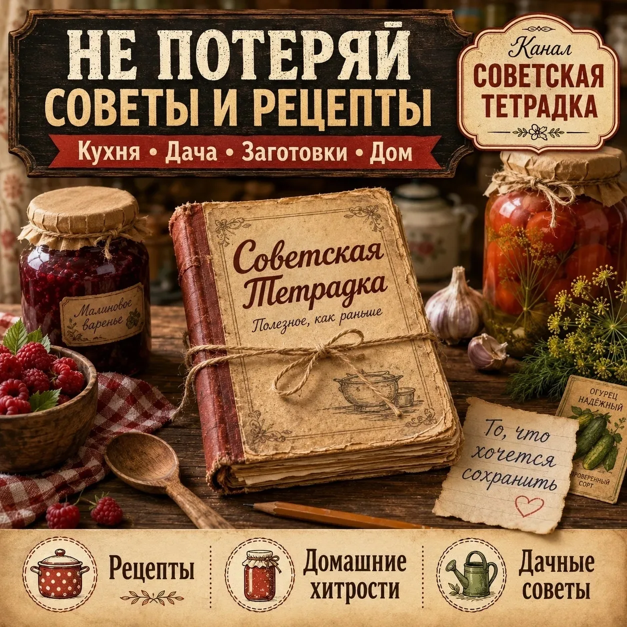 Помните тетрадки, куда записывали лучшие рецепты и домашние советы?