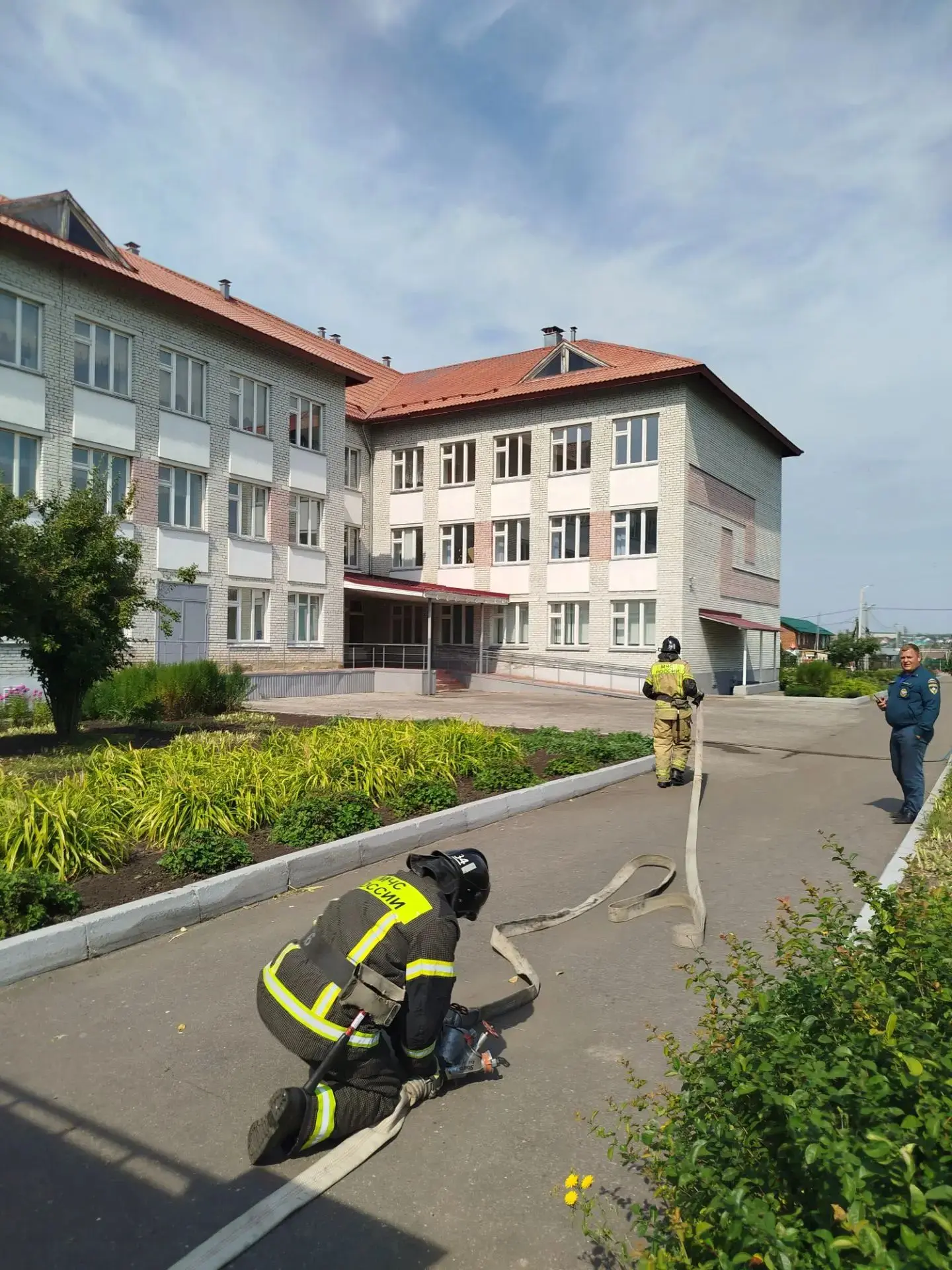 ‼️19 августа в нашей школе состоялись учения (в рамках Всероссийских), направленные на ...