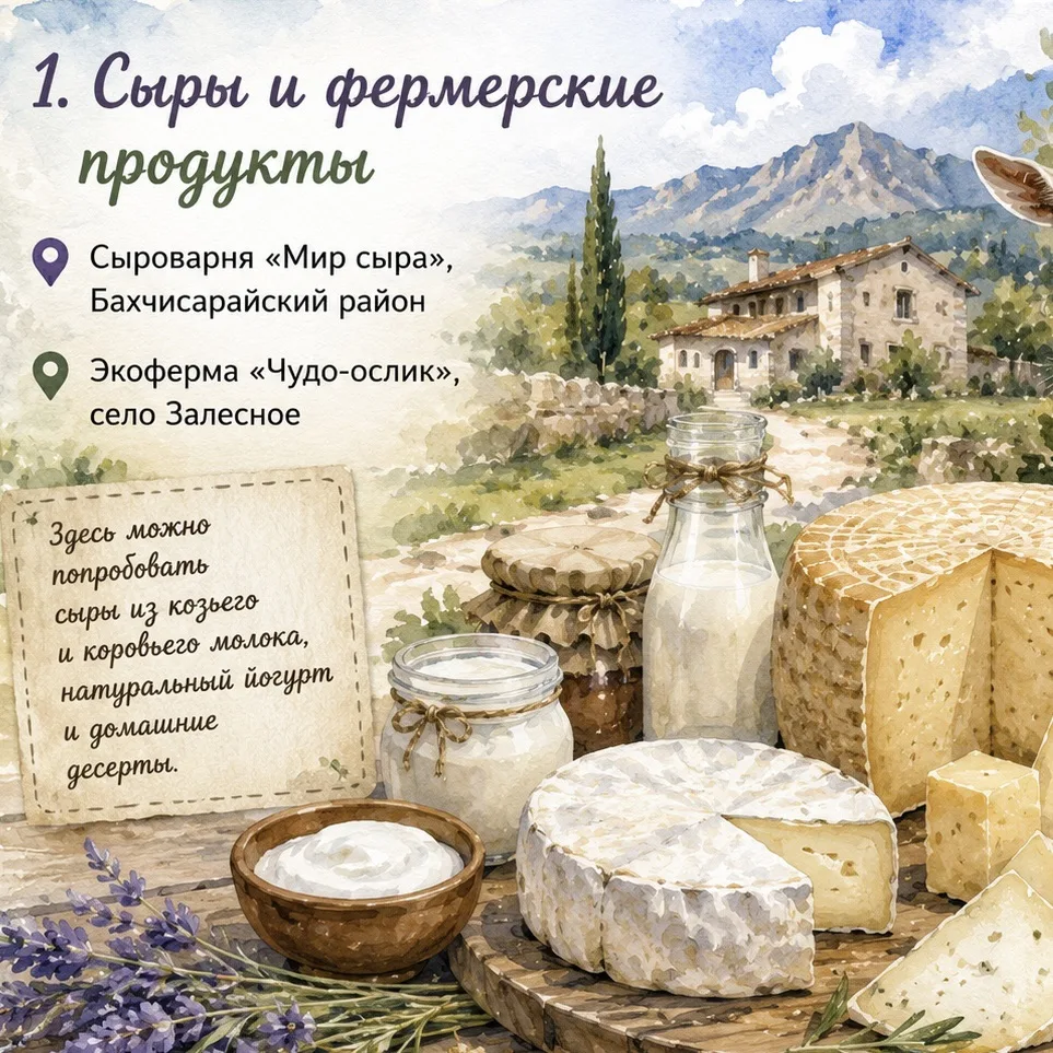 🍇#ВкусКрыма: где попробовать местные продукты