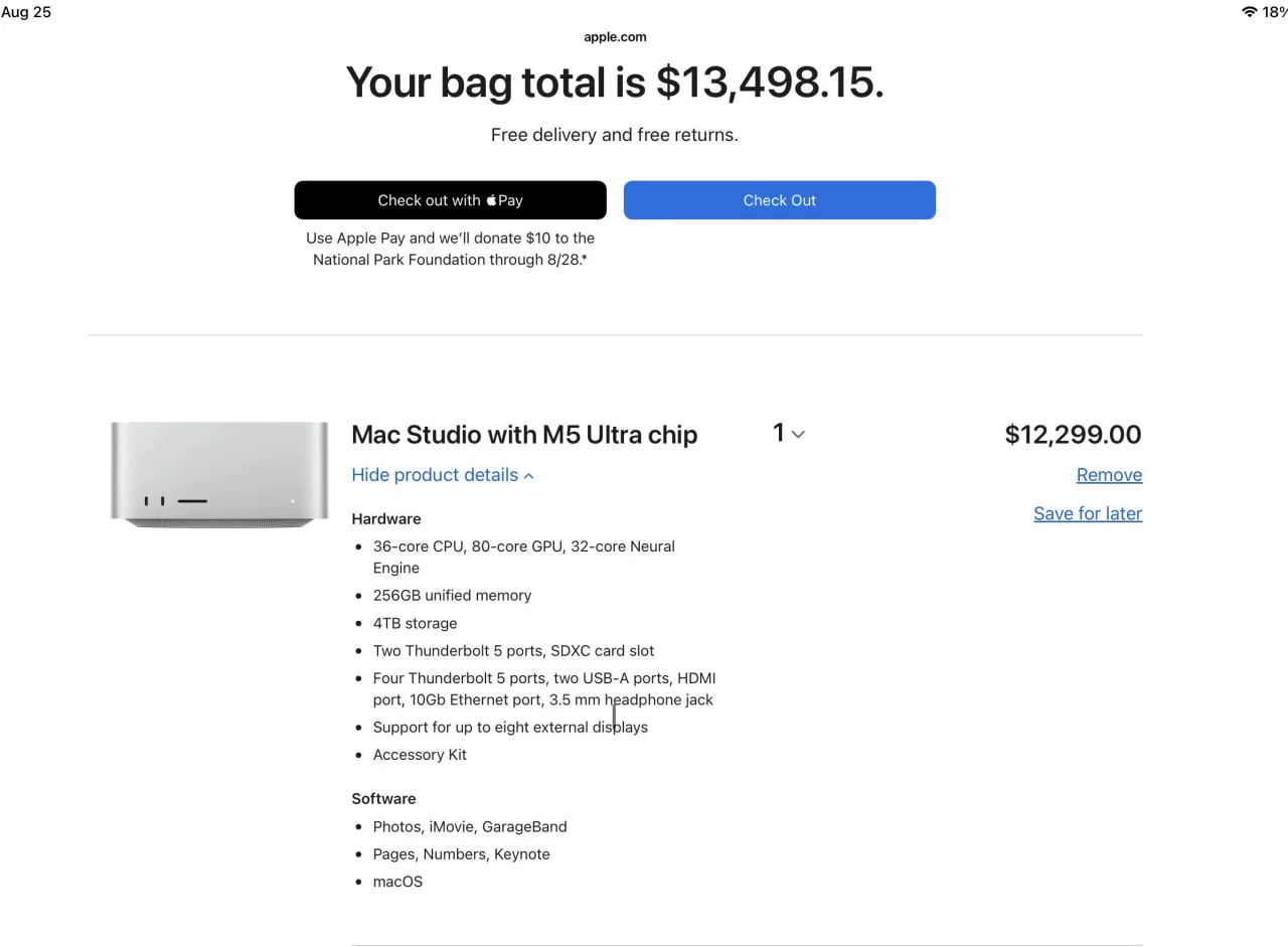 Ну что, Apple выпустила минимальную железку для локальных LLM способных приносить пользу.