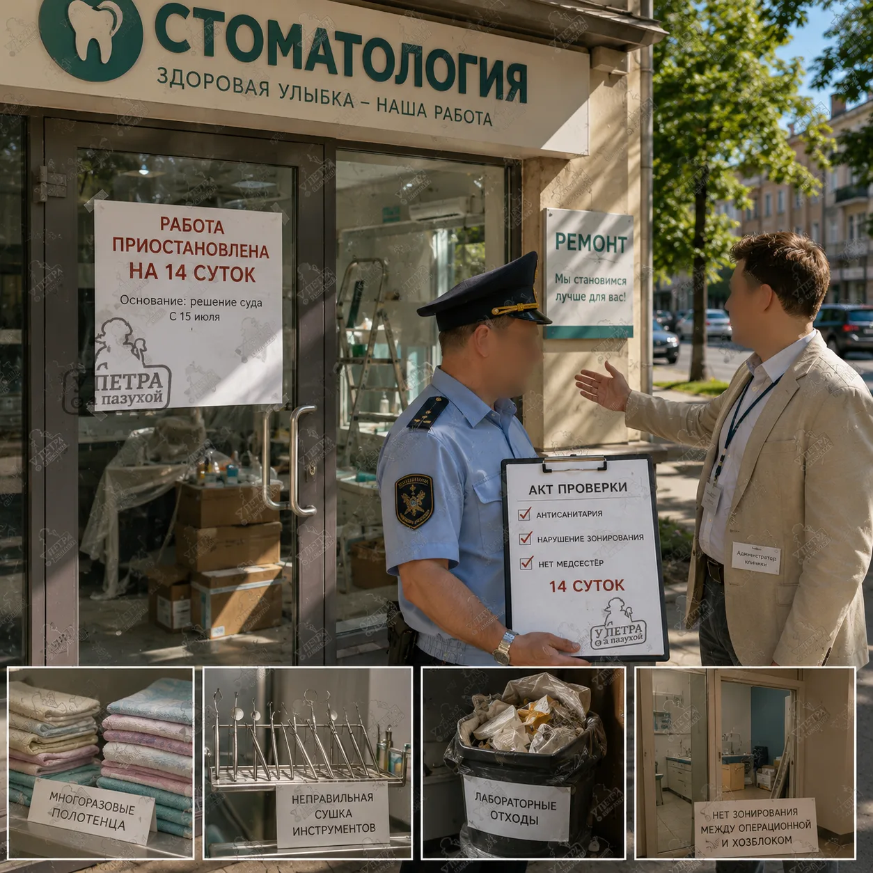 🦷 Петербургскую стоматологию закрыли из-за антисанитарии

Клинику «Дент-Эрмитаж» на проспекте Просв