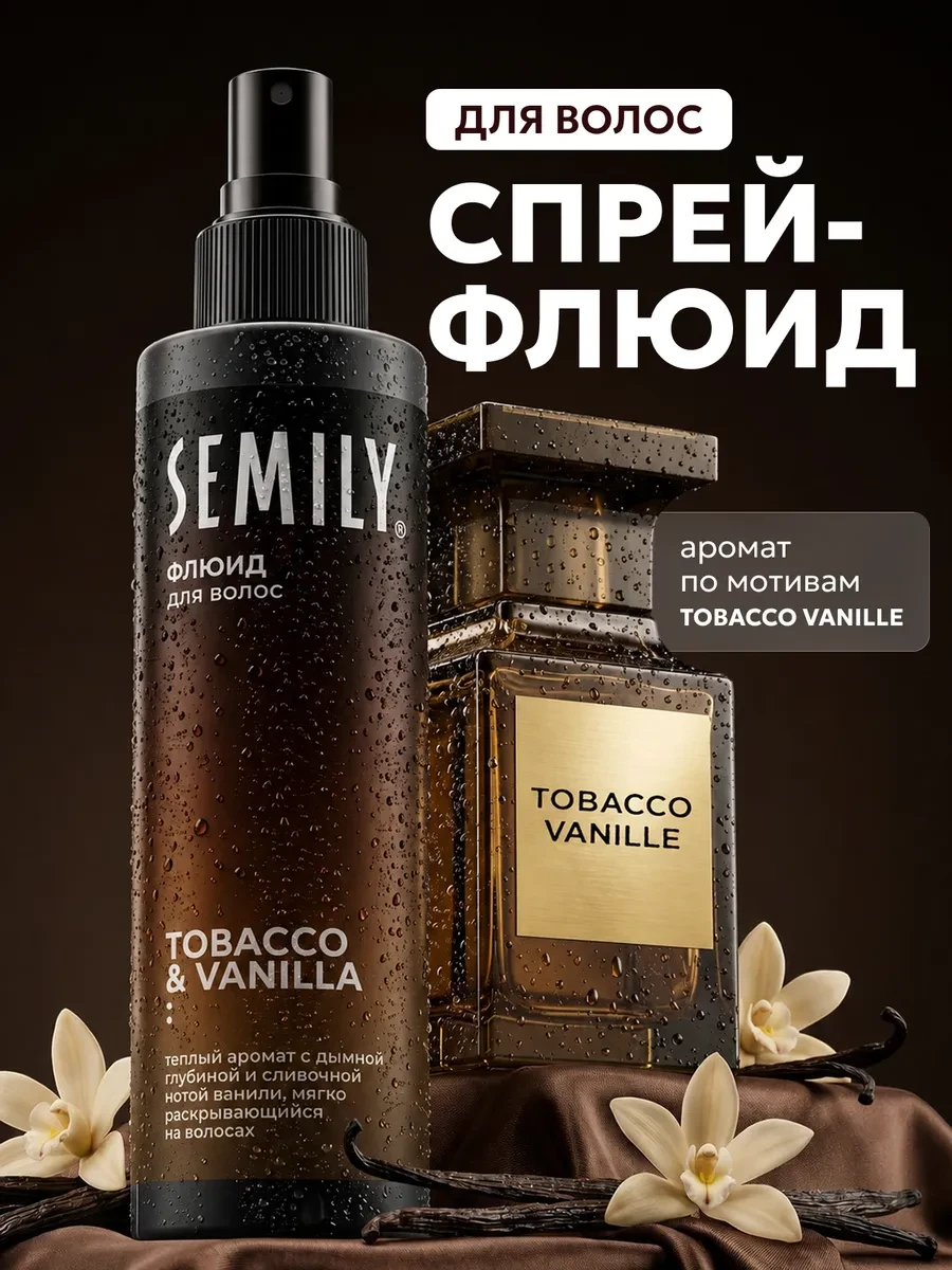 ⚡️ Спрей-флюид термозащита для волос 20в1, Semily