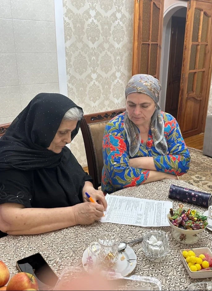 ✅Социальный работник 1-го отделения граждан пожилого возраста и инвалидов на дому, Эмир...
