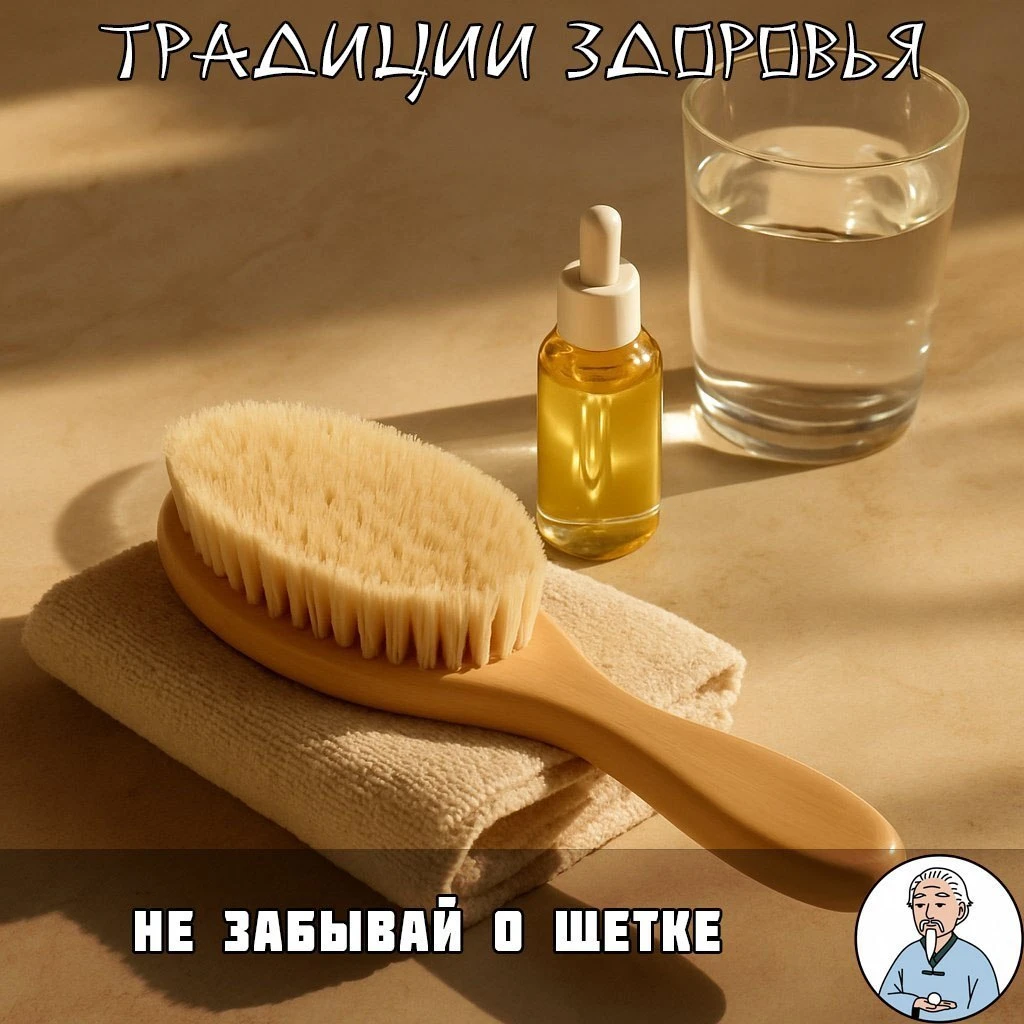 Почему стоит раз в неделю делать массаж сухой щёткой