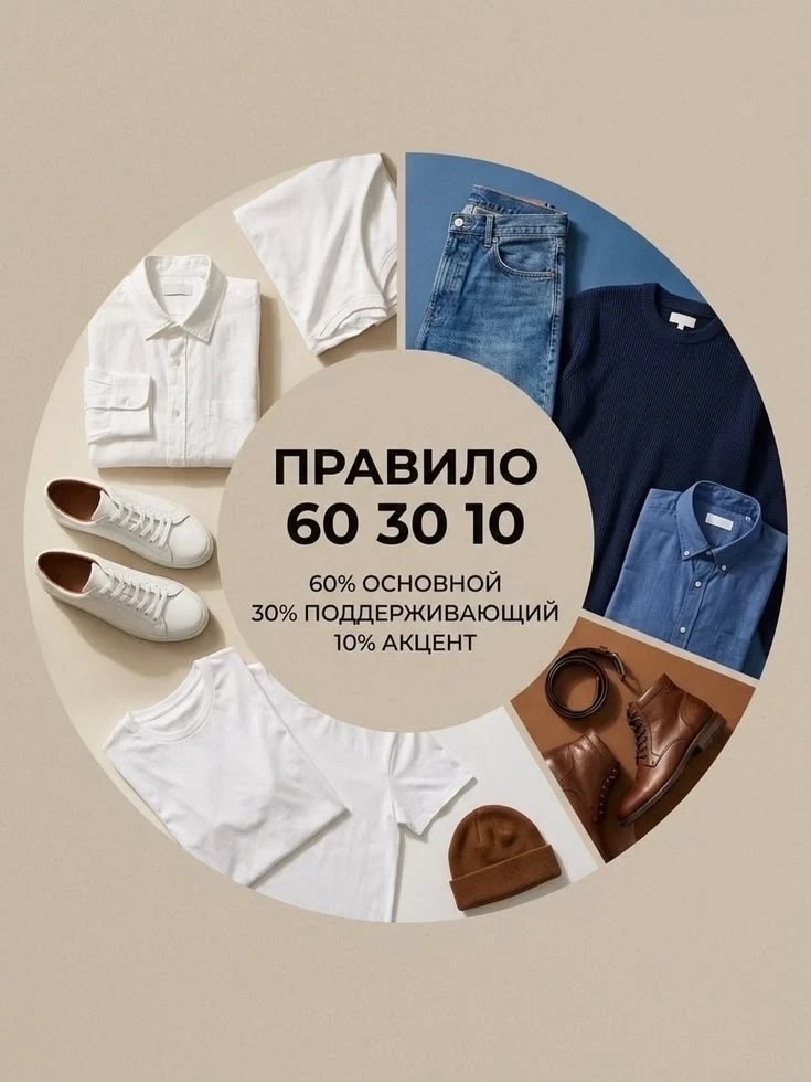 Правило 60/30/10: как собрать идеальный образ без лишних усилий? ✨