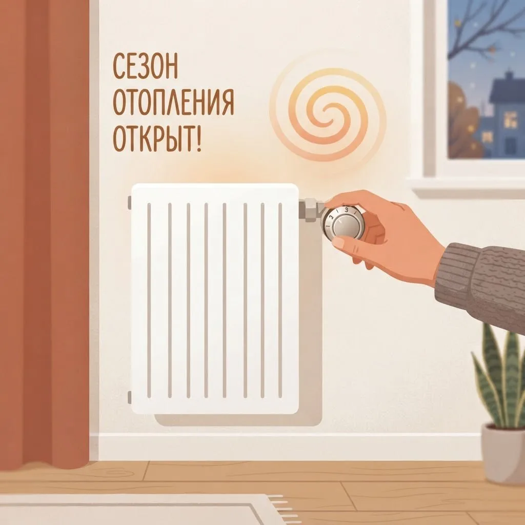 Соседи, а у вас уже включили отопление?
