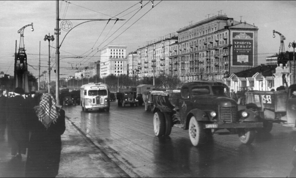 Ленинградское шоссе, 1957 год.