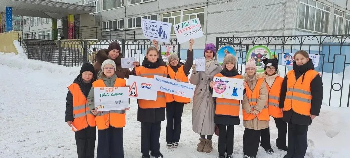 🚦 Безопасным дорогам «ДА!»🚦  В рамках профилактической акции «Безопасным дорогам скажем «ДА!» отряд 