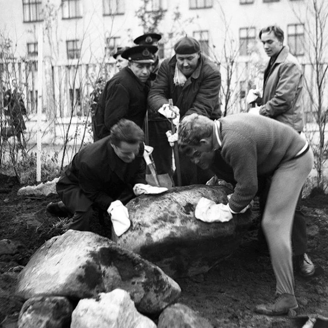В 1968 году состоялся Ленинский субботник, в котором приняли участие сотрудники Мурманс...