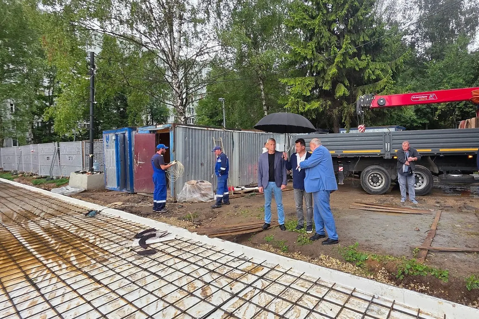 По адресу Подольских Курсантов, 6к1 в районе Чертаново Южное ведётся строительство всесезонной спорт