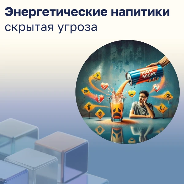 ⚠️ Энергетические напитки: скрытая угроза для молодёжи