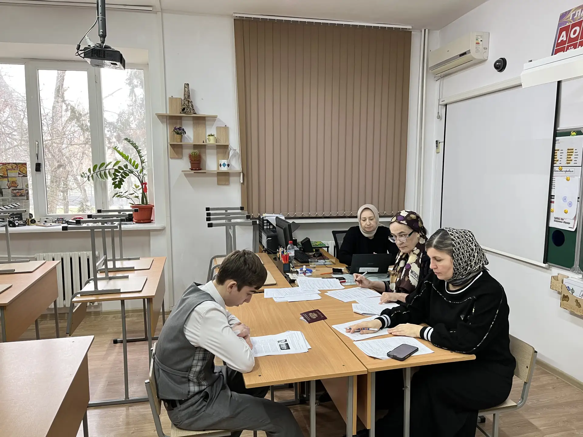 В МБОУ "СОШ №4 47" г. Грозного состоялось итоговое собеседование в 9-х классах. Итоговое собеседован