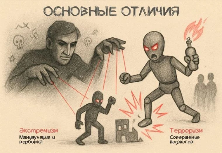 ⚠️ Терроризм / экстремизм.