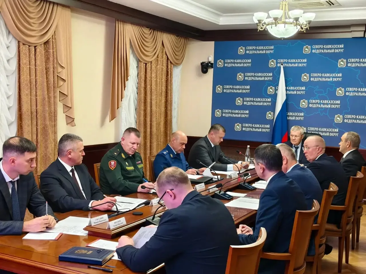 Сегодня принял участие в совещании по вопросам безопасности, противодействия коррупции ...