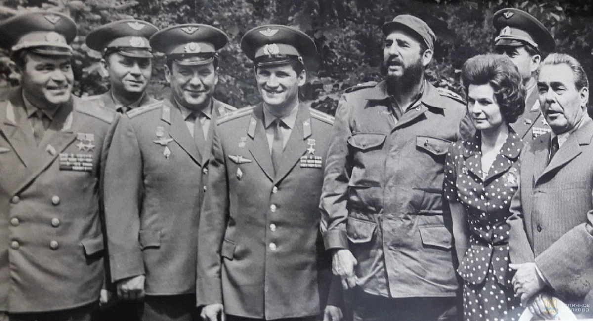 📷 Брежнев и Фидель Кастро в Звездном городке. 29 июня 1972 года