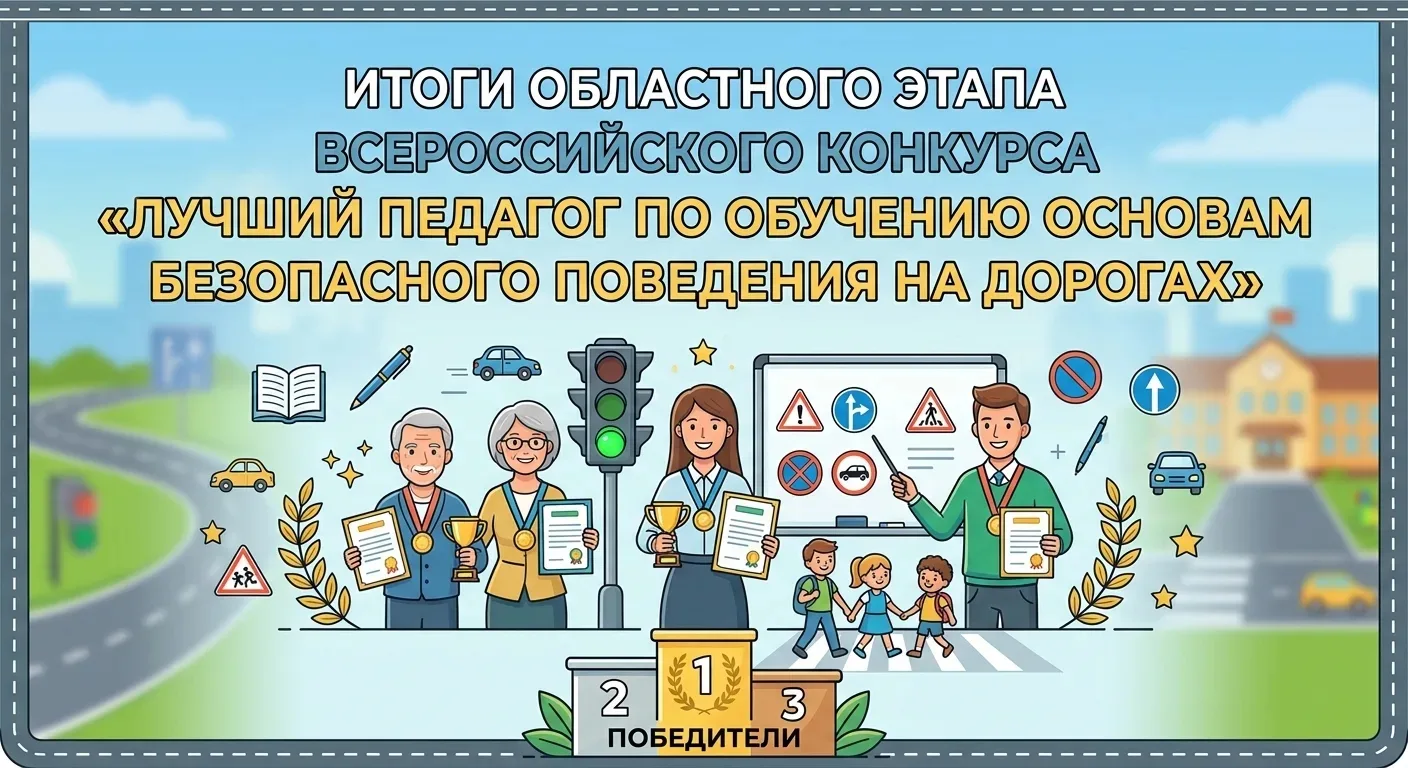 🚦 С февраля по апрель 2026 года проходил областной этап Всероссийского конкурса «Лучши...