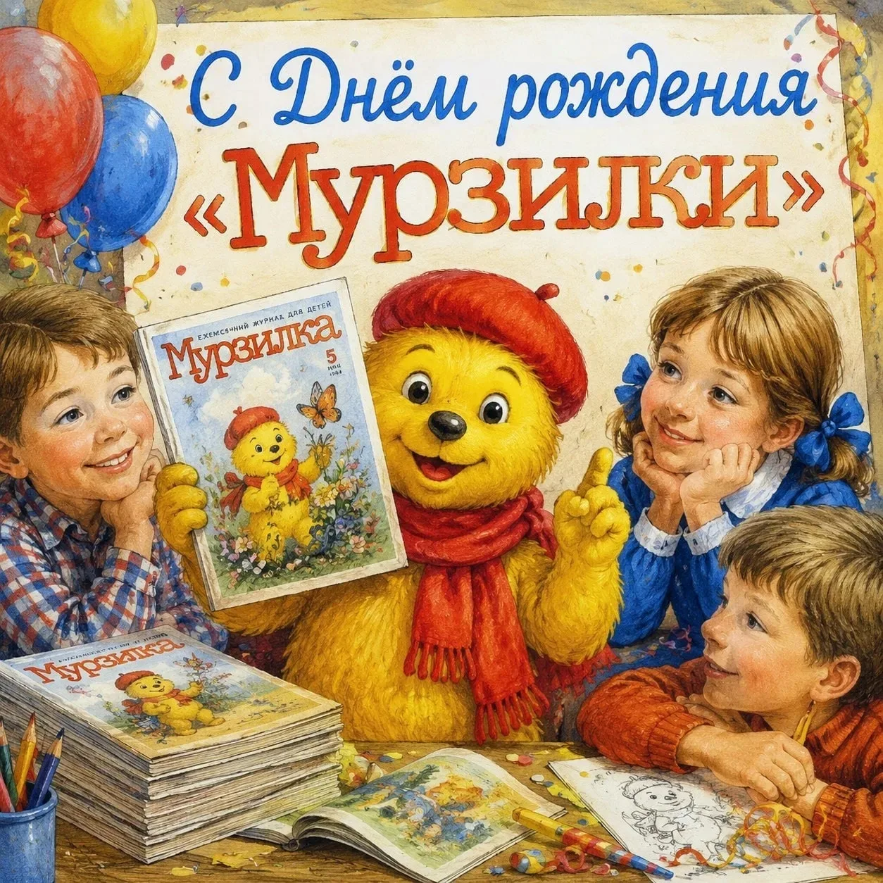 📚✨ 16 мая — День рождения журнала «Мурзилка»