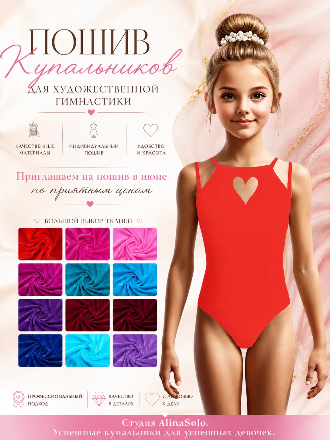 🤍💙♥️Однотонные купальники уверенно врываются в спортивную карьеру наших малышек, совс...
