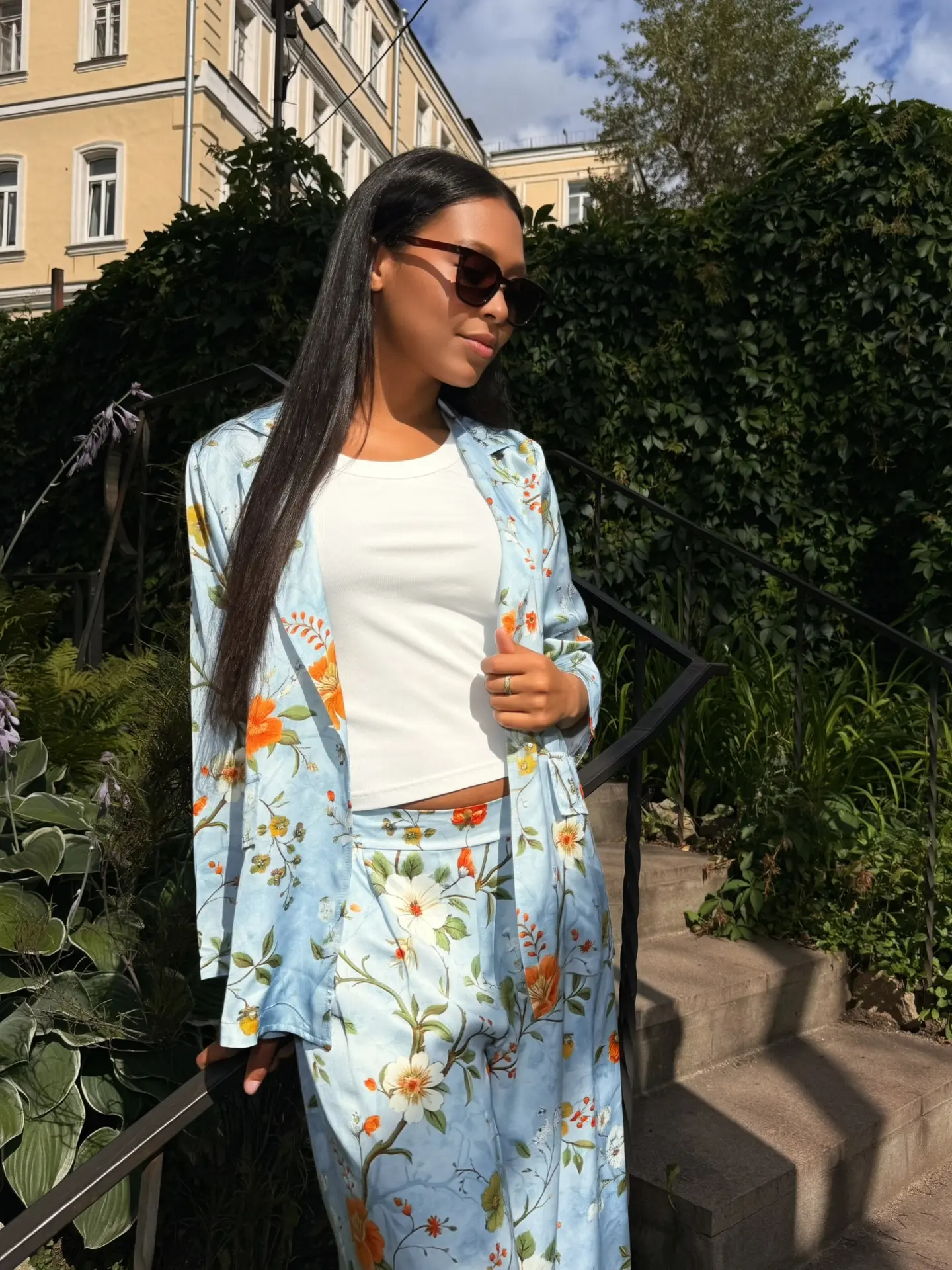 Роскошный летний сет для вашего отпуска в цвете baby blue🩵