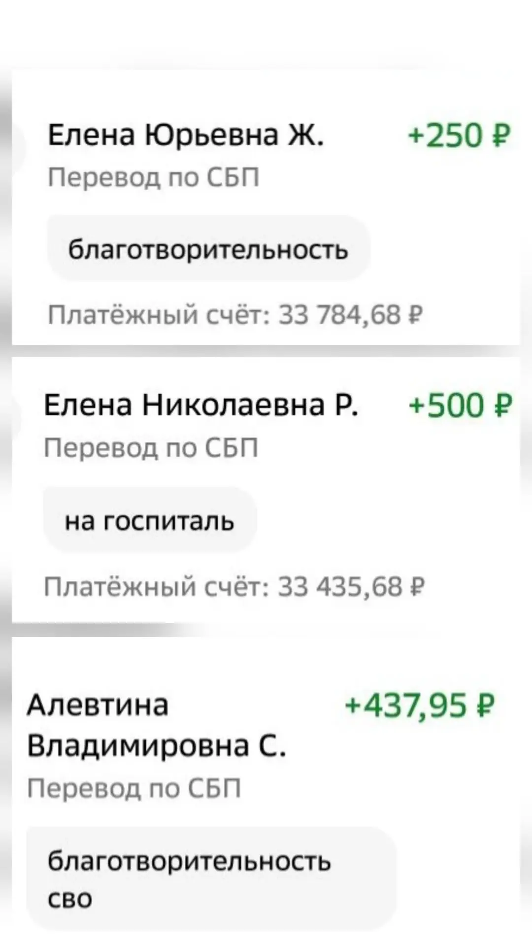 Огромное спасибо всем добрым людям за помощь 🙏