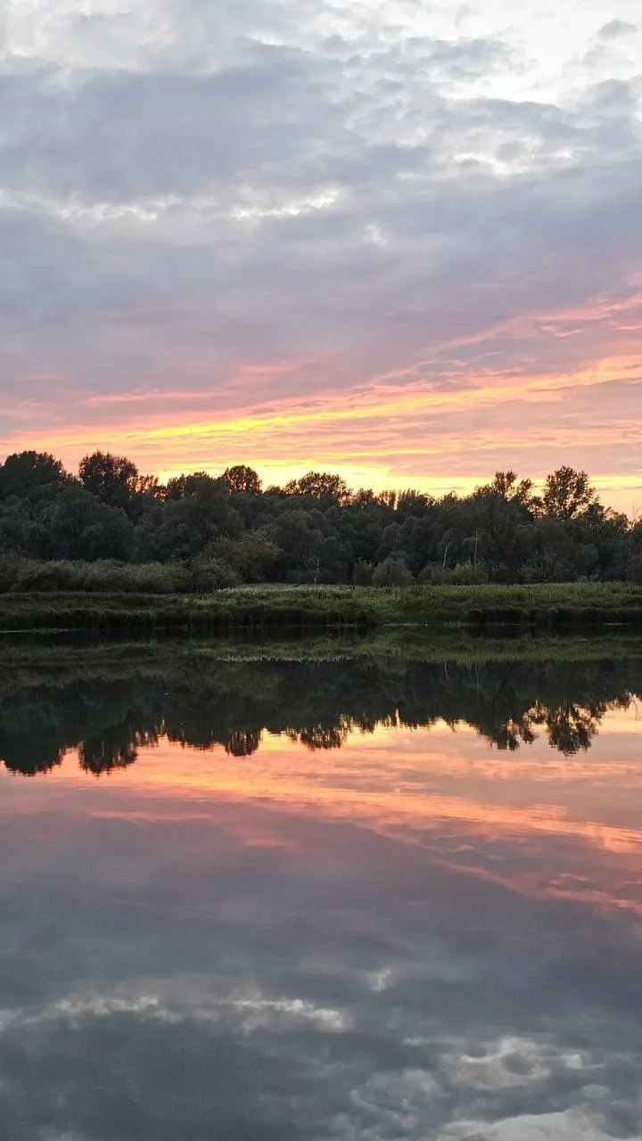 ❤️🍂 Теплый тихий сентябрьский закат