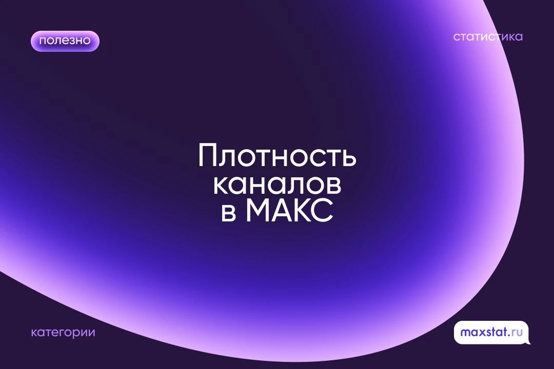 Плотность каналов МАКС: где предложение уже сформировано, а где остаётся дефицит