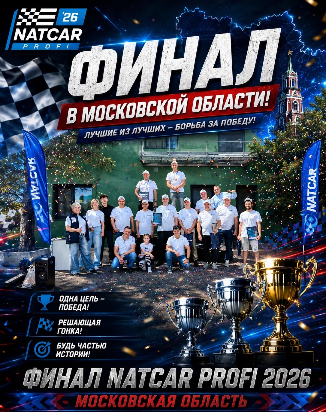 🥇 NATCAR PROFI 2026 — триумф подмосковного автоспорта!