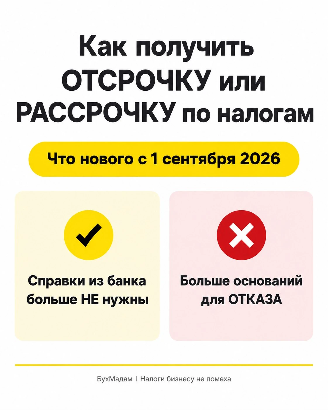 Что нового по отсрочкам и рассрочкам с 1 сентября