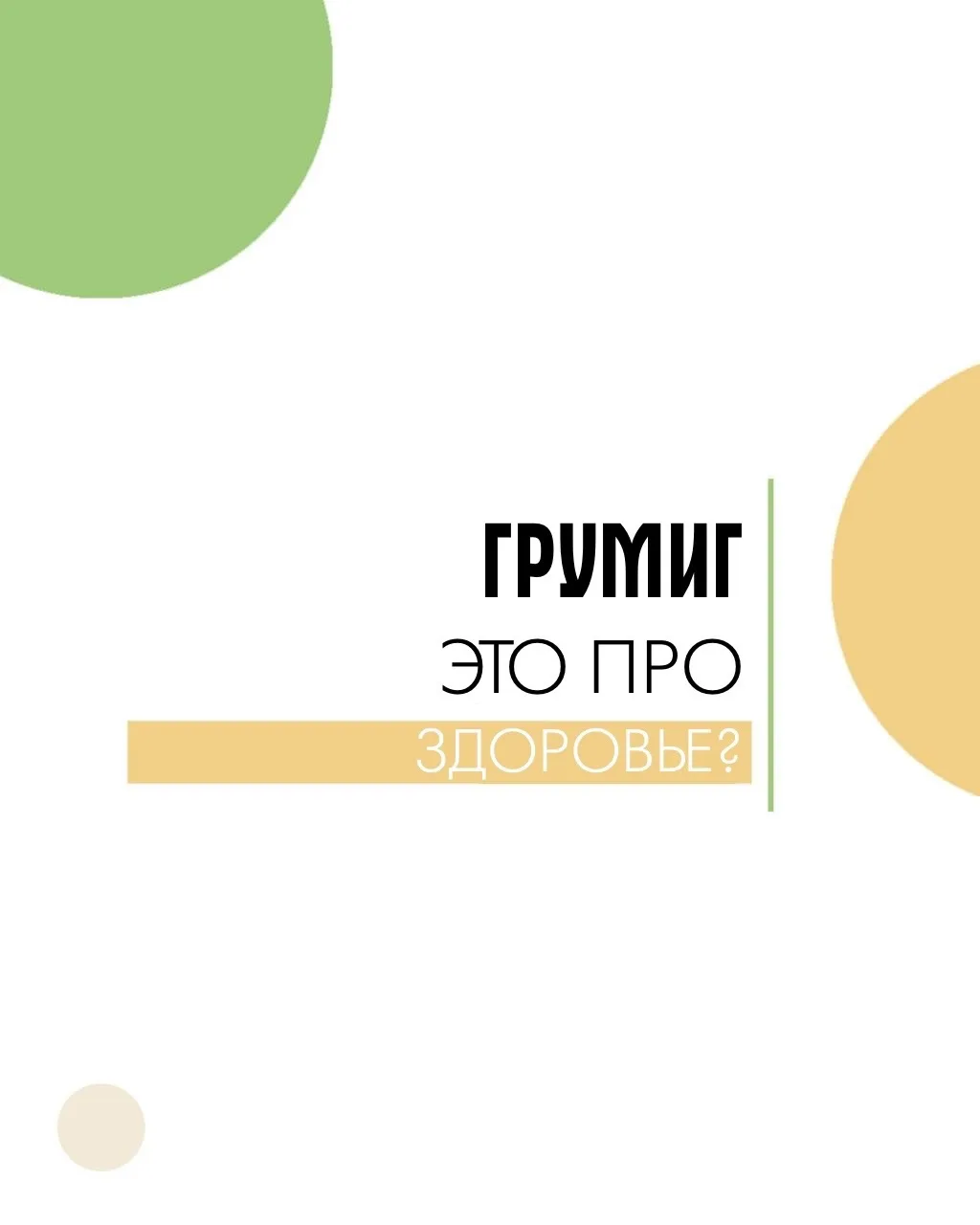 ✂️ ГРУМИНГ: это не только про красоту, но и про здоровье!