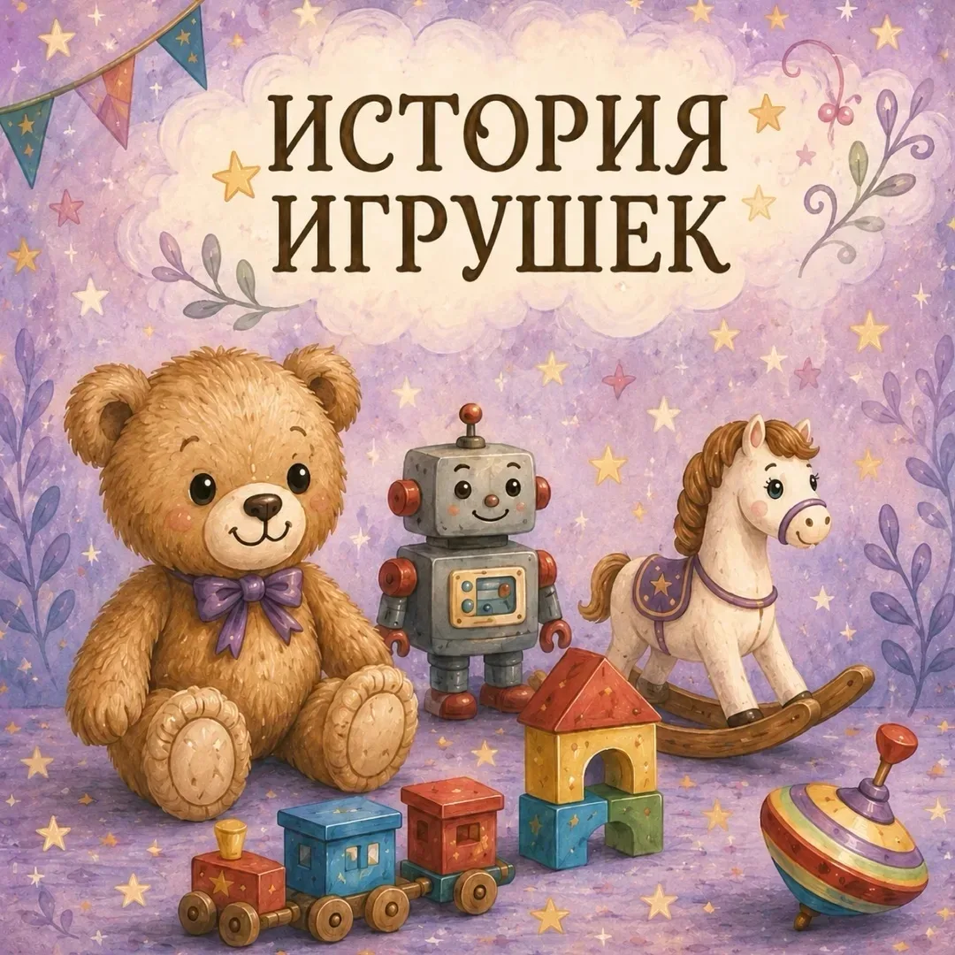 Сегодня подготовили для вас интересную рубрику: История игрушек! 🧸🪆🧩