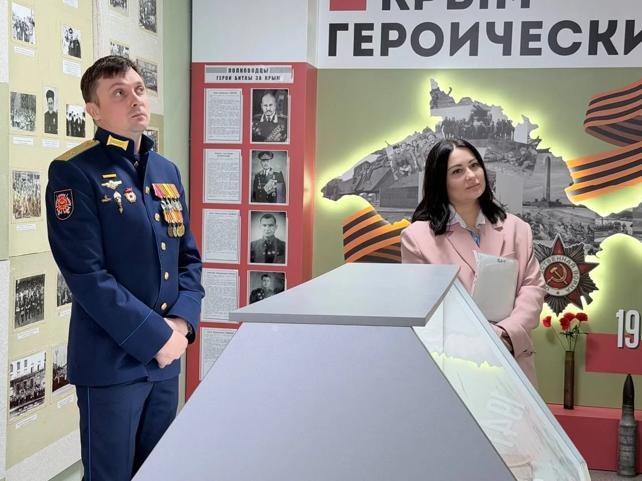 Передвижная выставка «Линия фронта проходит через сердце» продолжает свою работу