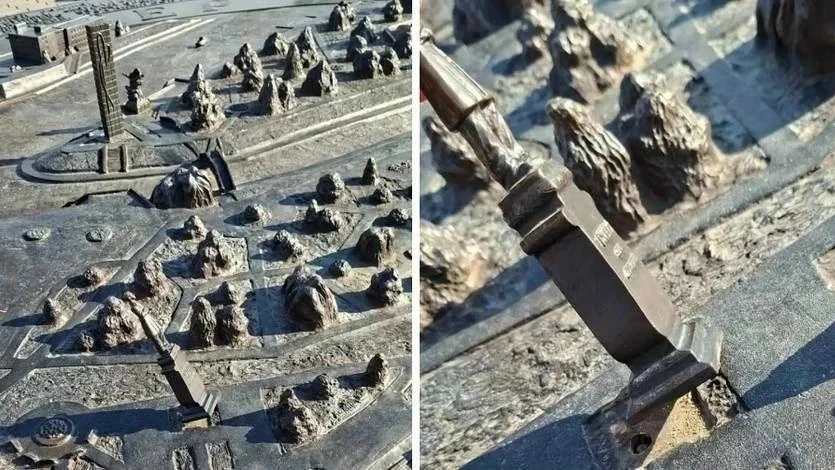 😡 В Орле вандалы расшатали и сбили мини-памятник Бунину