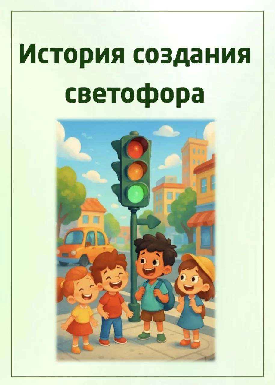 А вы знали как появился светофор?  Расскажите детям!