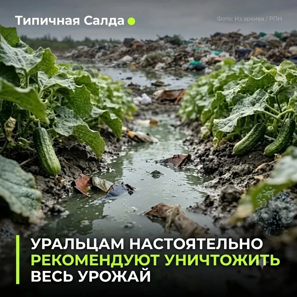 ​🍅 Весь урожай на свалку: уральцам настоятельно рекомендуют уничтожить овощи с затопле...