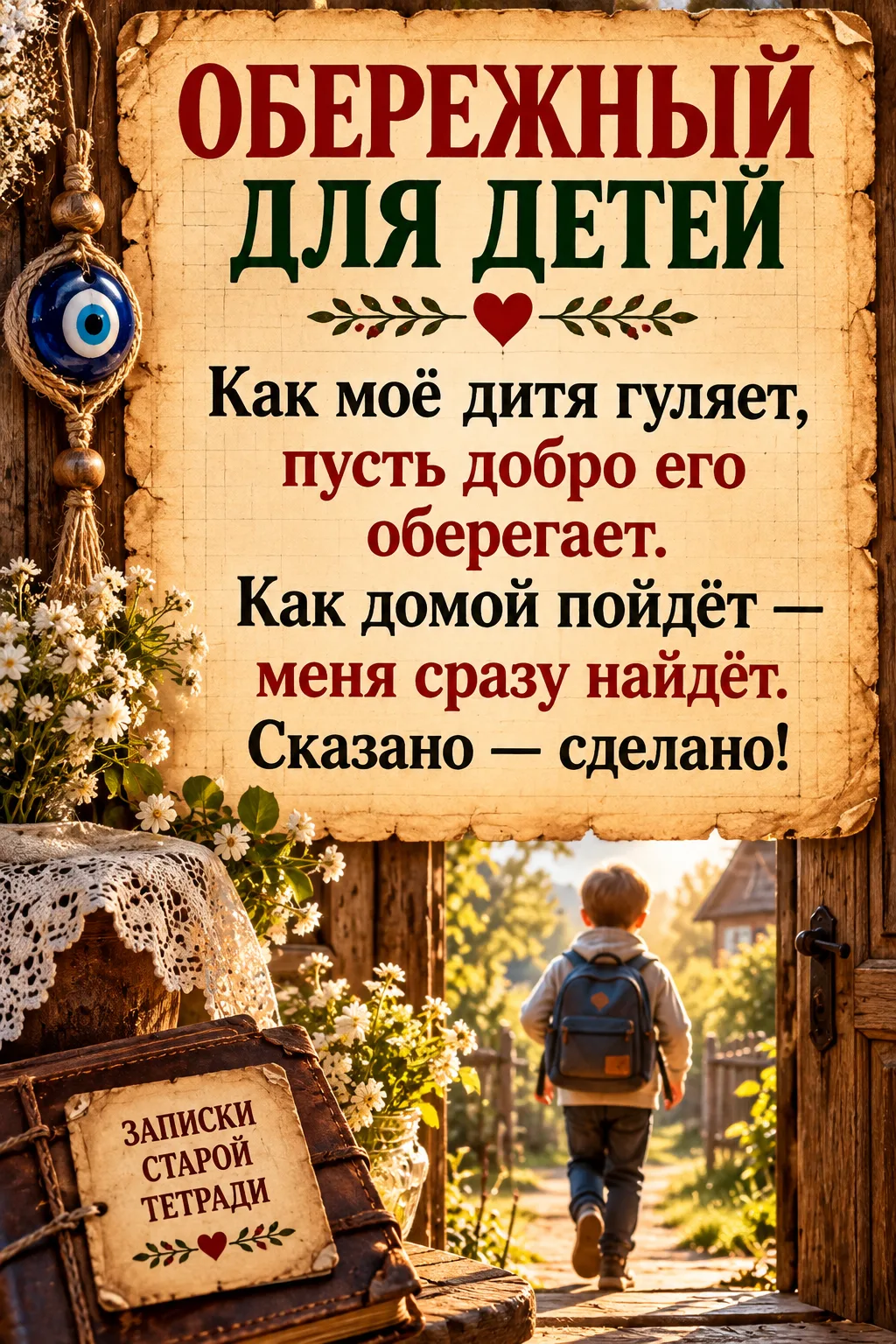 🧿 ОБЕРЕЖНЫЙ ШЕПОТОК ДЛЯ РЕБЁНКА