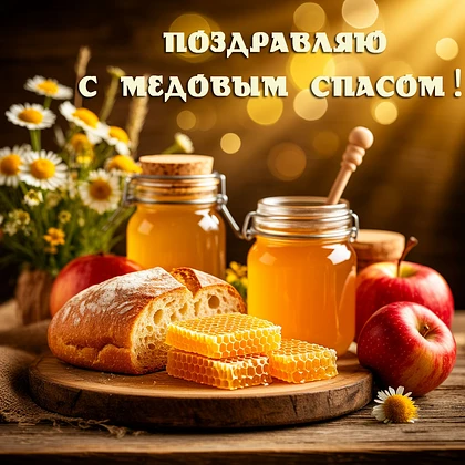 От имени администрации МО Яблоневское и от себя лично сердечно поздравляю Вас с Медовым...