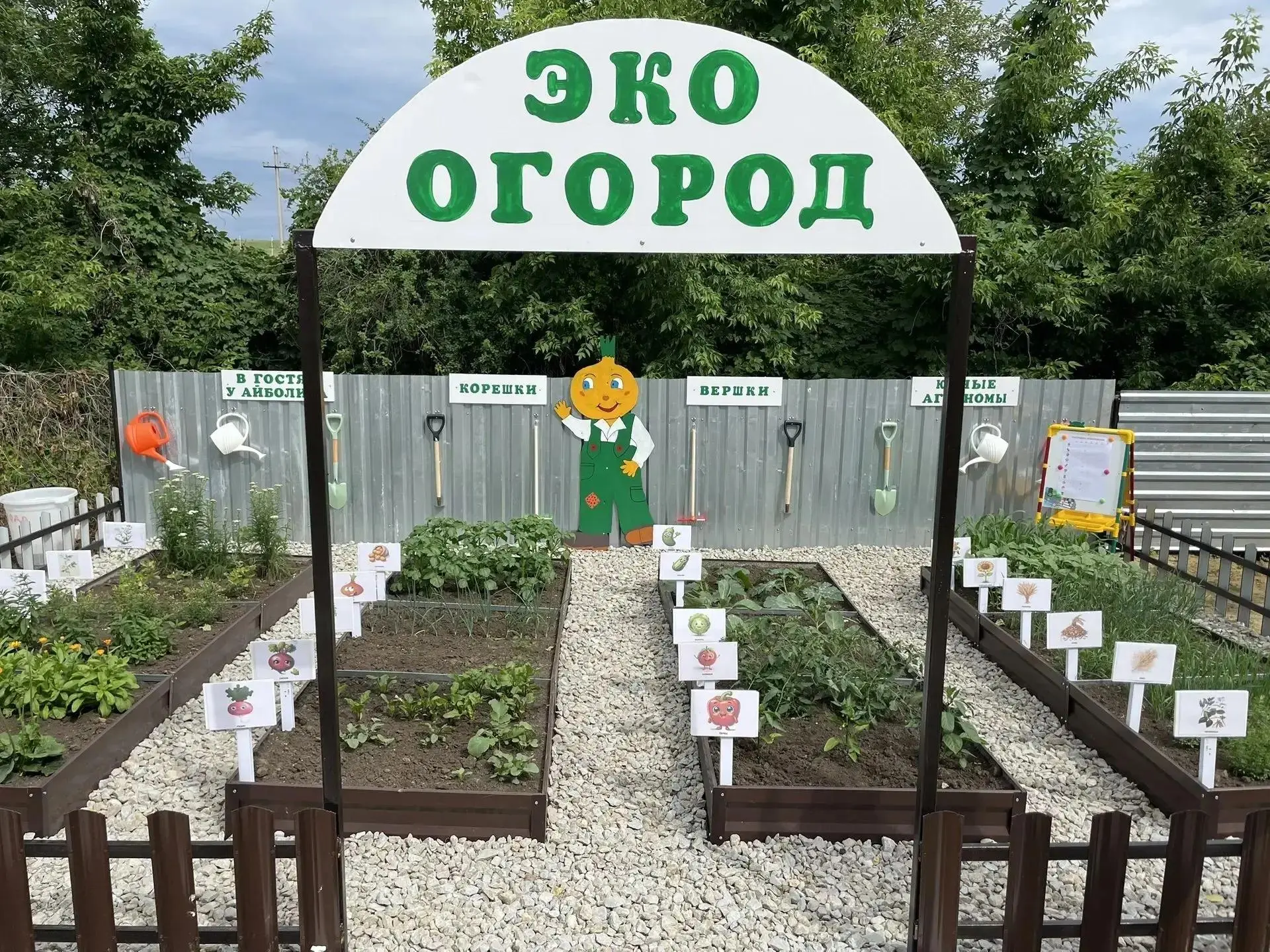 🥬 Эко-огород появился в детском саду села Старая Жуковка Базарно-Карабулакского района

Эко-огород 
