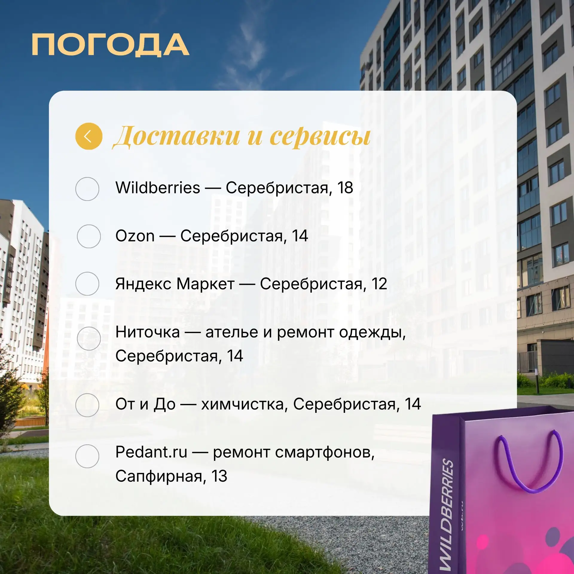 "Погода" — город, построенный вокруг человека