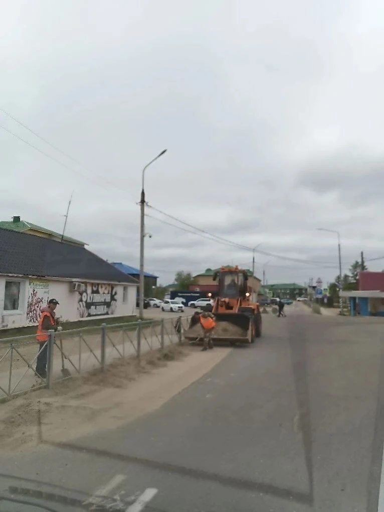 ДРСУ работает.                                                                                      