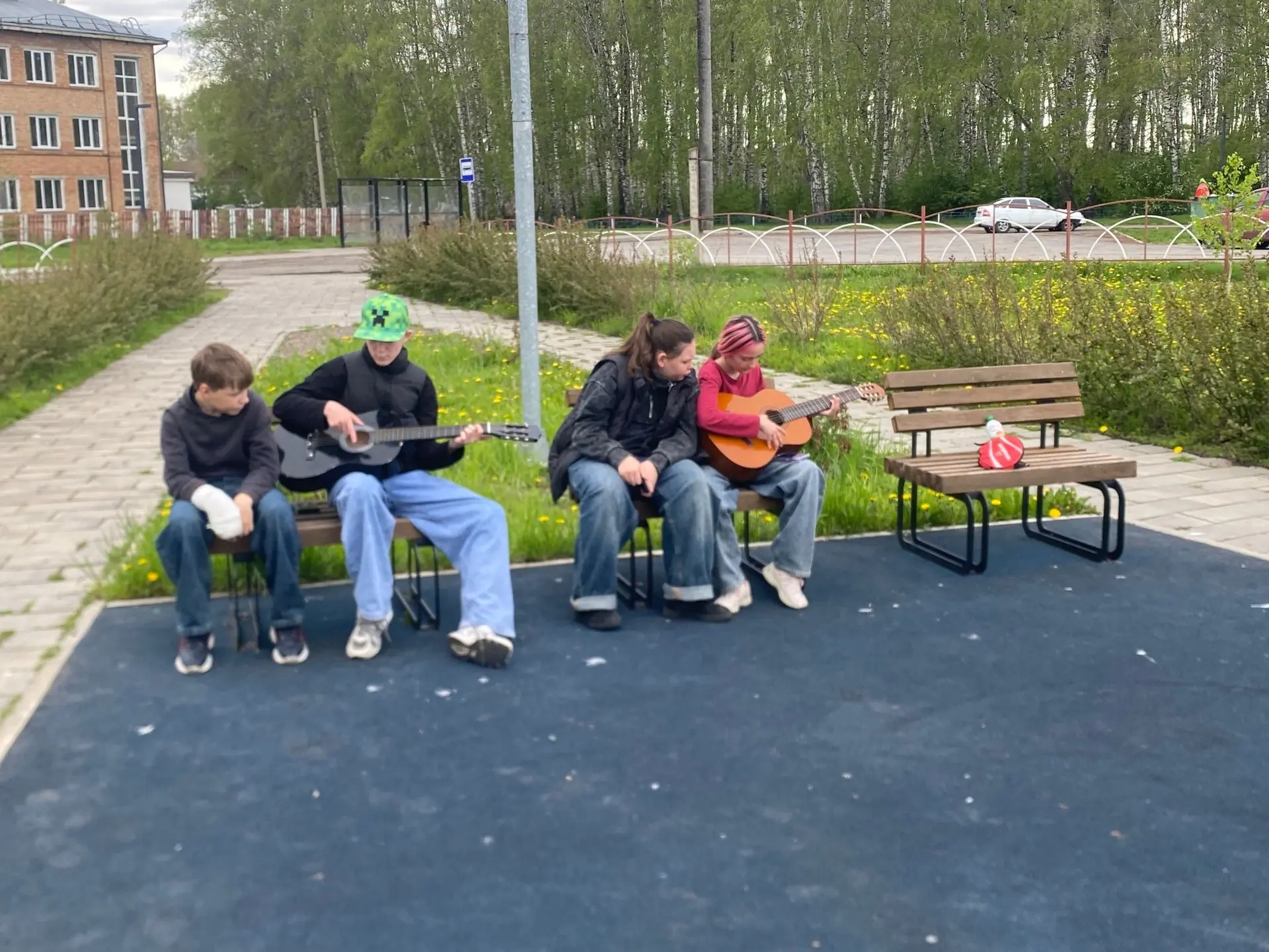 В поселке Преображенском установилась замечательная теплая погода, и мы просто не могли...