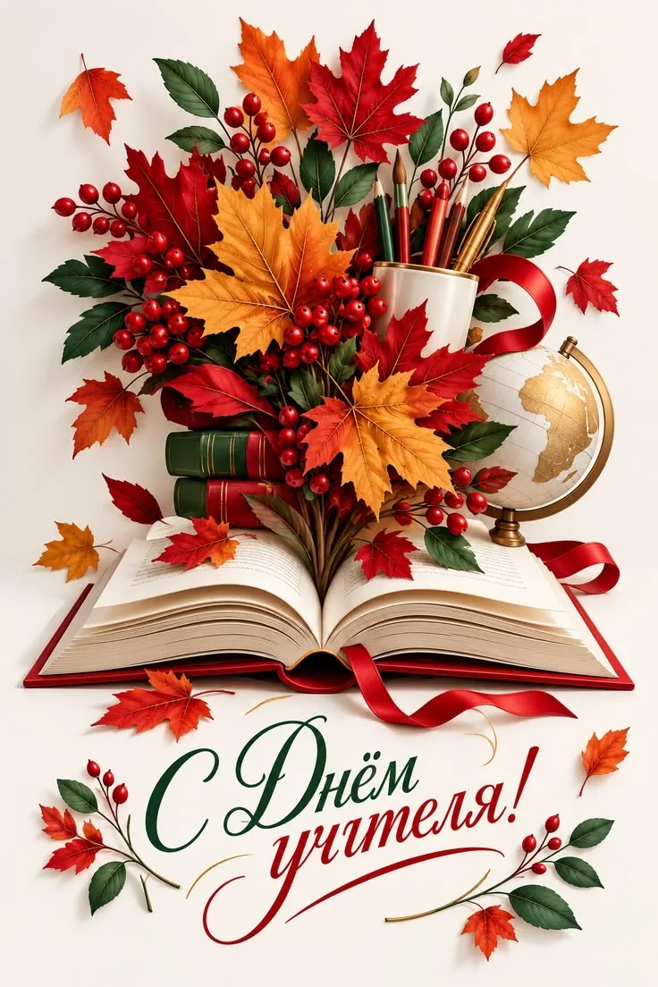 📚🌷🌷🌷Дорогие наши учителя, поздравляем вас с праздником - Днем учителя!