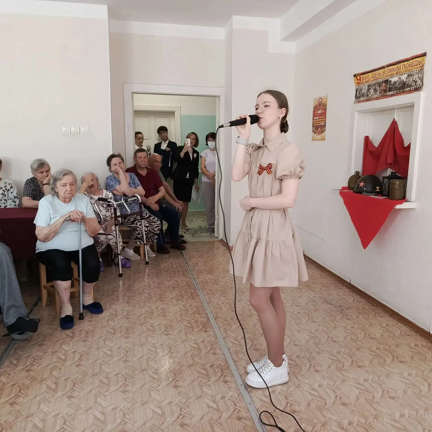 Живая память: как стихи, песни и открытки согрели пациентов госпиталя🙏 Спасибо за Победу🕊  В преддве