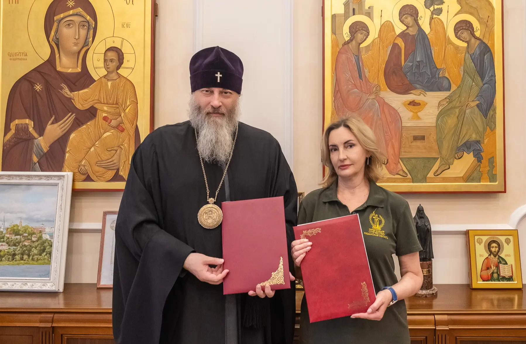 ⚡ Сегодня мы подписали Соглашение о взаимодействии с Рязанской епархией

🔸Для нас это рука помощи и