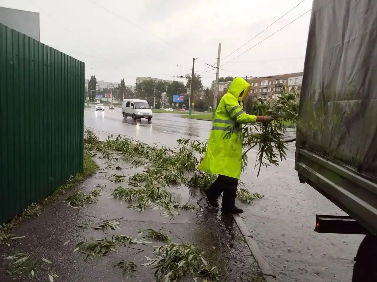 В Пензе ликвидируют последствия ливня