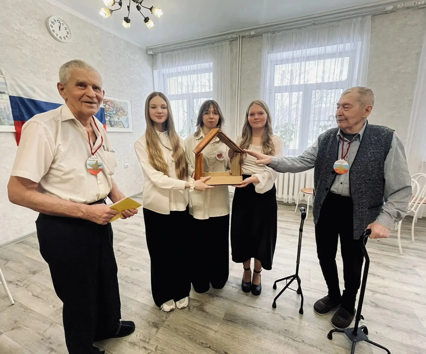 ❤️Душевный праздник для защитников в "Золотой осени"   Участники Движения Первых и волонтёры отряда 