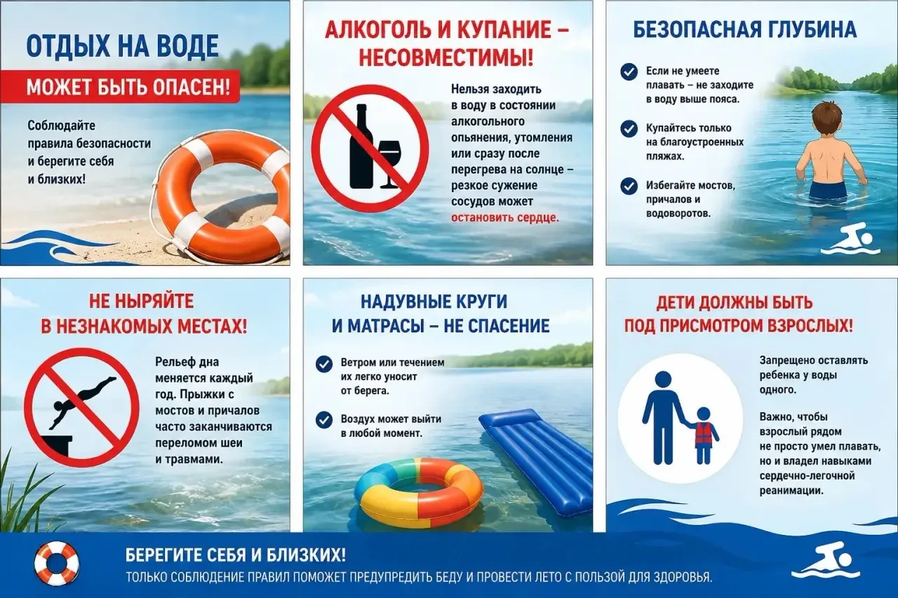 🌊 Безопасность на воде начинается с ответственности