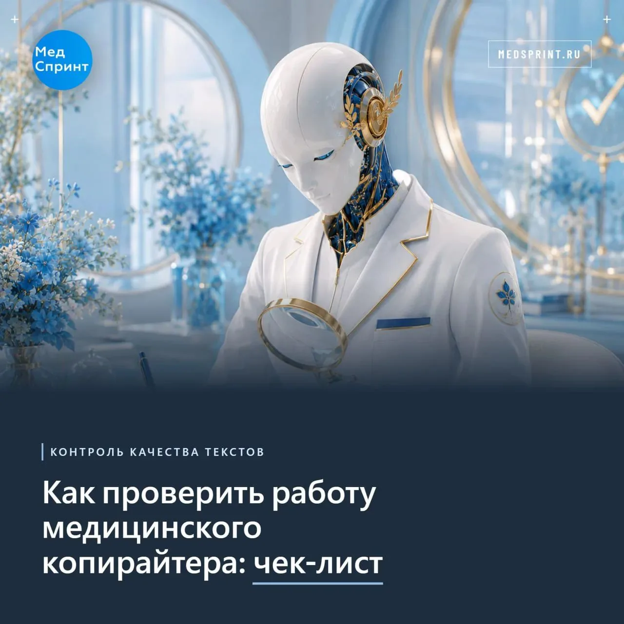 Как проверить работу медицинского копирайтера: чек-лист из 6 пунктов