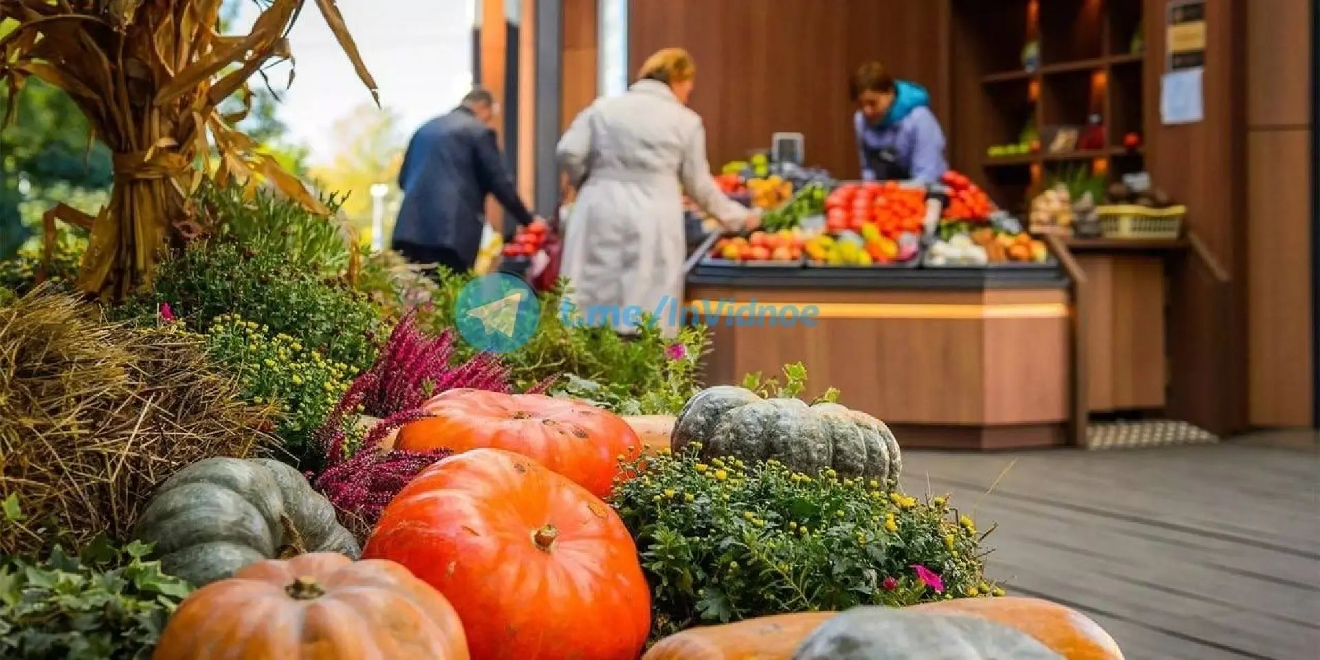 В Видном работает осенняя ярмарка